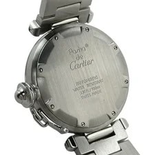 Cartier Pasha C Meridien GMT W31029M7 Silver Stainless Steel 2