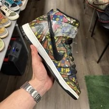 Size 12 - Concepts X Nike SB Dunk High Stained (Special Box) 313171-606 3
