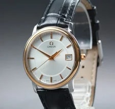 Omega — Omega de Ville Prestige Quartz Ref 196.1150 Cai.1532 Gold Bezel 34mm — Watch — resale
