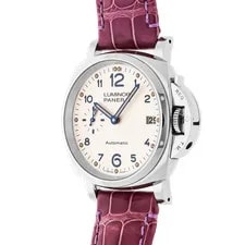 Panerai Luminor Due Auto Steel 38mm White Ivory Dial Date PAM 903 2