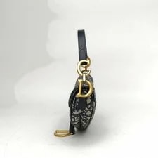 Dior Saddle Embroidered Monogram Print Magnetic Buckle - Excellent #1NKOBA1 2