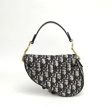 Dior Saddle Embroidered Monogram Print Magnetic Buckle - Excellent #1NKOBA1 4