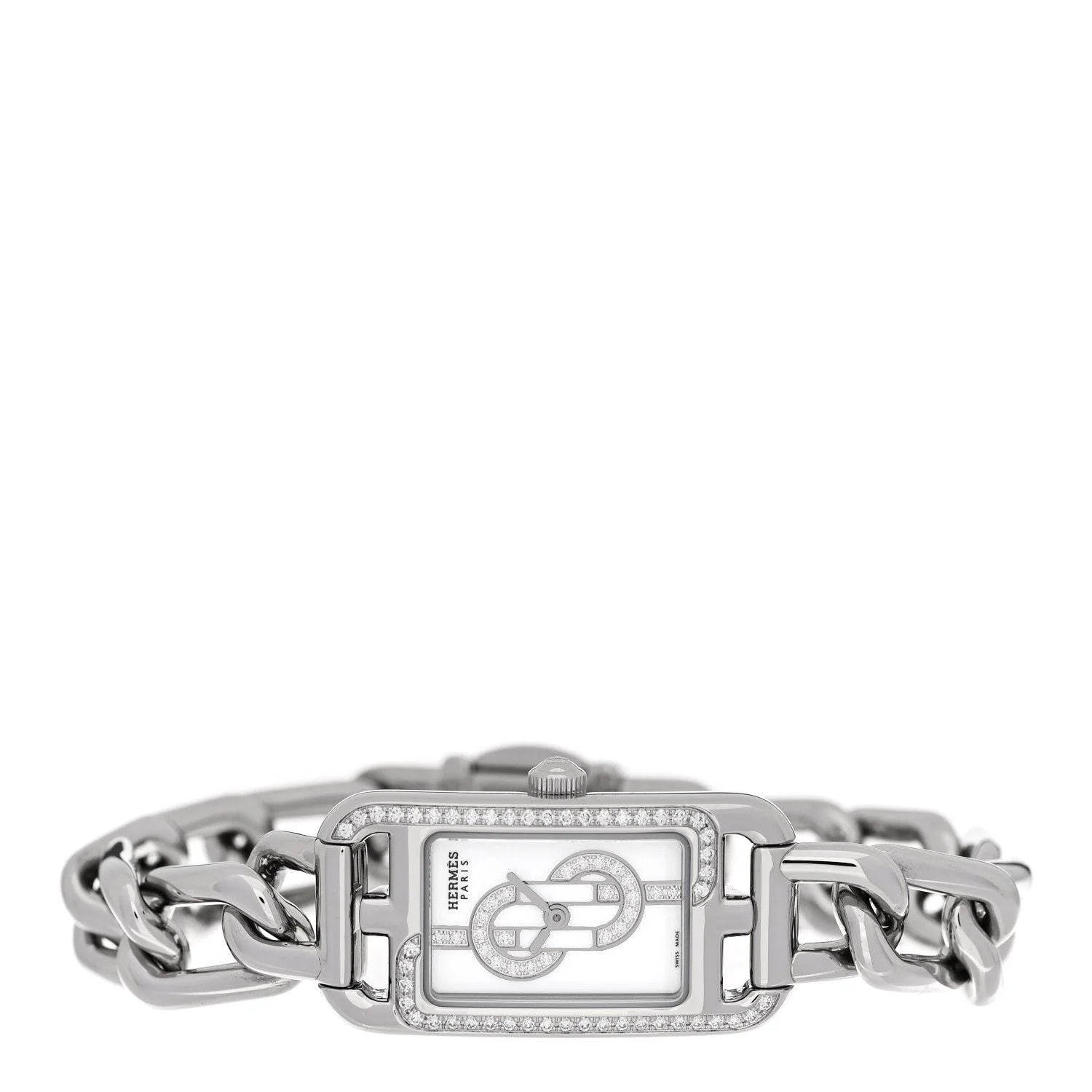 Stainless Steel Diamond Bezel 17mm Nantucket Quartz 2
