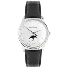Jaeger-LeCoultre — Jaeger-LeCoultre Master Ultra Thin Moon Steel Silver Dial 39mm Q1368430 Full Set — Watch — resale