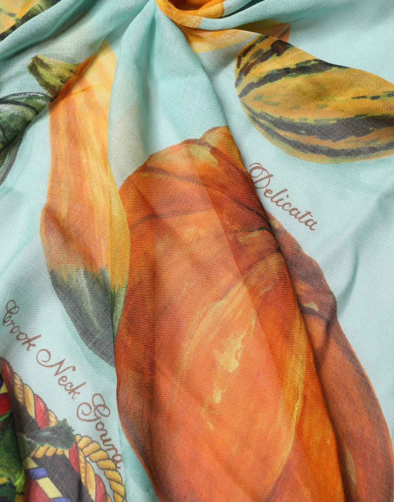 Dolce & Gabbana Pumpkin Stole 137cm X 133cm Scarf 3