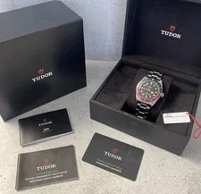 Tudor Black Bay GMT 41mm Auto Chronometer Blue/Red Bezel Box Papers 2
