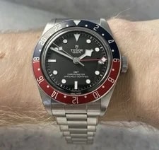 Tudor Black Bay GMT 41mm Auto Chronometer Blue/Red Bezel Box Papers 4