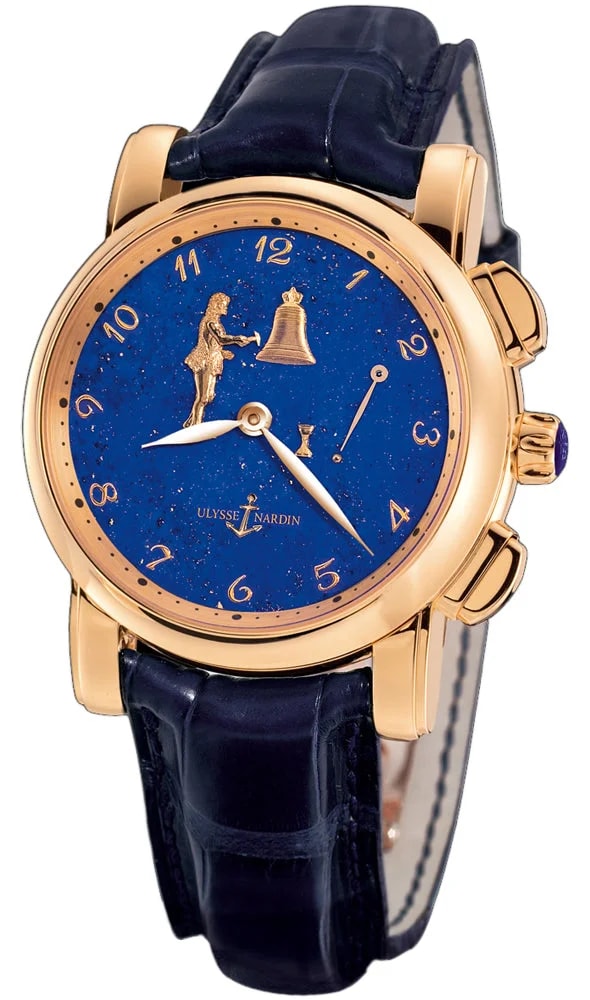 Worldofluxuryus — Ulysse Nardin Classical Hourstriker Bell Hour Striker 18K Rose Gold — Watch — resale