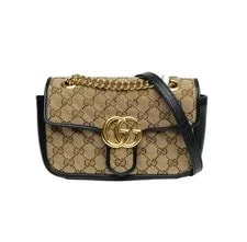 Gucci — Gucci GG Marmont Small Trim GHW — Handbag — resale