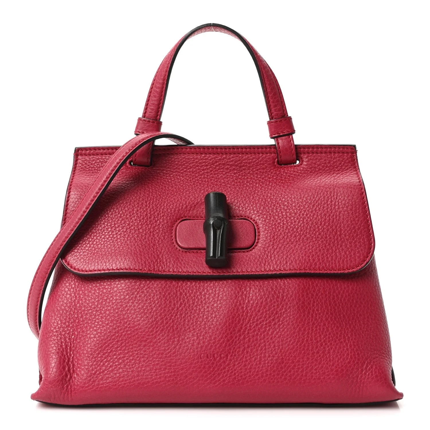 Gucci — Cellarius Small Bamboo Daily Top Handle Camelia — Handbag — resale