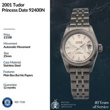 Tudor Princess Date 821 (T330) 2