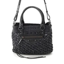 Balenciaga — Balenciaga le City Rafia 2WAY Basket 866500 S — Handbag — resale