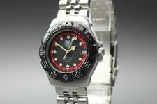 TAG Heuer — *Exc+5* TAG Heuer Formula 1 Professional WA1214 Black Red 34mm Qz JPN — Watch — resale