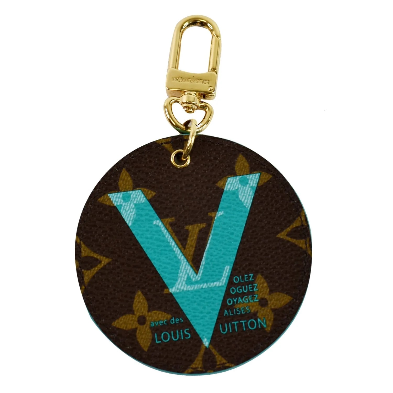 Louis Vuitton — Louis Vuitton Illustre V Key Holder Bag Charm — Accessory — resale