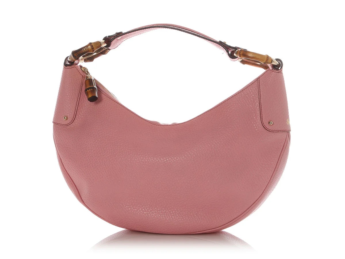 Gucci — Gucci Medium Bamboo Ring Hobo — Handbag — resale