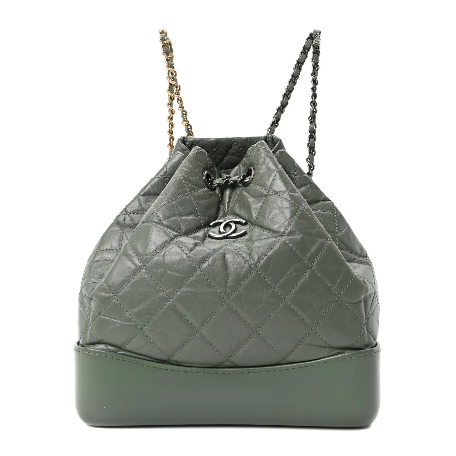 Chanel — Aged Quilted Small Gabrielle Backpack — Handbag — resale