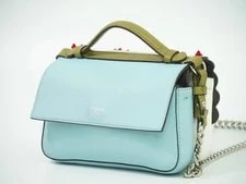 Fendi Double Baguette Embroidered Studded 2