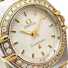 Omega Constellation 1367.30 Diamond SS YG Quartz 2