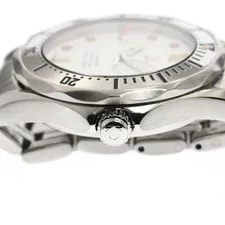 Omega Seamaster Pro 300m 37mm Automatic Midsize Diver White Wave Dial 2562.20 3