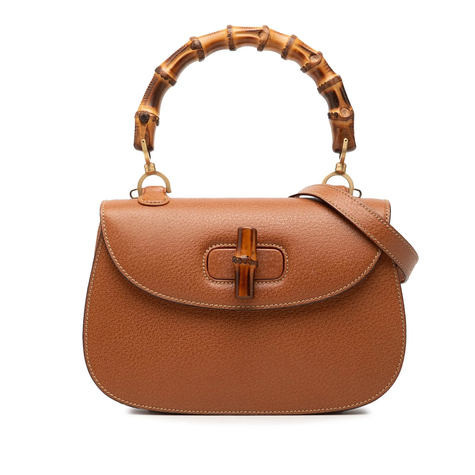 Gucci — Grained Bamboo Night — Handbag — resale