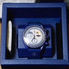 Swatch X Omega Mission To Earthphase Moonshine Gold - Slightly /Complete Set 3