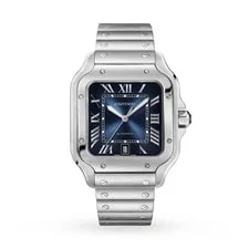 Cartier — Cartier Santos Large WSSA0062 Stainless Steel Green Dial (2023) — Watch — resale