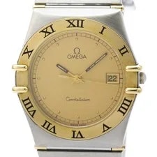 Omega Constellation Quartz Stainless Steel With Diamond Bezel 4