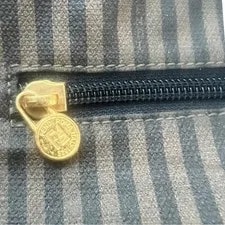 Fendi Pequin Stripe Crossbody Italy 2