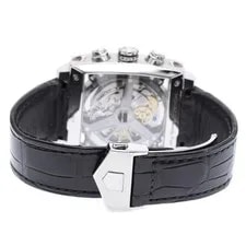 TAG Heuer Monaco 24 CAL5113 41mm SS Black Dial Automatic Chronograph Date #C028 3