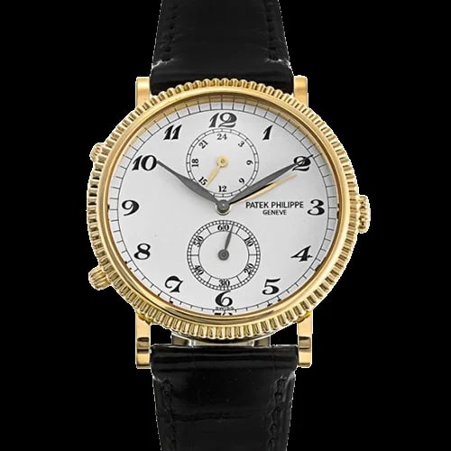 Worldofluxuryus — Patek Philippe Calatrava Travel Time 34 Mm 18K Yellow Gold ’s — Watch — resale