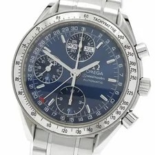Omega Speedmaster 3523.80 Automatic 39mm Box Papers Blue Chronograph 2