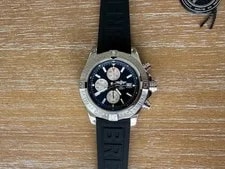 Breitling Super Avenger II Black Dial Rubber Strap A1337111/BC29/154S 3