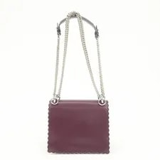 Fendi Mini Kan I Chain Metallic 8M0381 Auth F/S 2