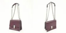 Fendi Mini Kan I Chain Metallic 8M0381 Auth F/S 3