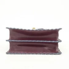 Fendi Mini Kan I Chain Metallic 8M0381 Auth F/S 4
