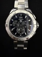 TAG Heuer — TAG Heuer Aquaracer Chronograph CAY1110 Black Dial 43mm Quartz — Watch — resale