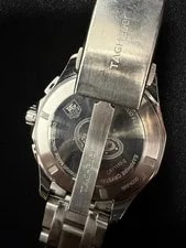 TAG Heuer Aquaracer Chronograph CAY1110 Black Dial 43mm Quartz 3