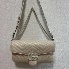Gucci — Gucci GG Marmont Series Double G Logo Cross 10.4x2.7x5 in — Handbag — resale