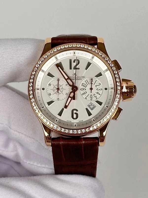 Jaeger-LeCoultre Master Compressor Chronograph 18K Rose Gold & Diamonds Lady's 2