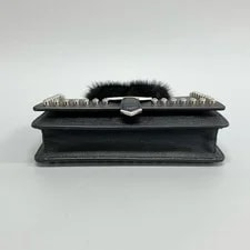 Fendi Karlito Grain Studded Chain Crossbody 3