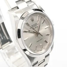 Rolex Air King 14000M Silver Case Size 34mm 4