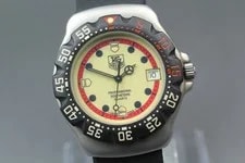 TAG Heuer — [N ] TAG Heuer Formula 1 Professional WA1211 Cream Dial Date Qz — Watch — resale