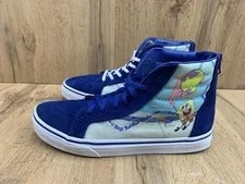 Vans X Spongebob Skate SK8-HI Shoes Lace Up Zip 2021 Juniors 7 3