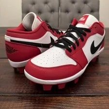 Air Jordan 1 Retro MCS Low Baseball Cleats Sz 11.5 CJ8524-611 2