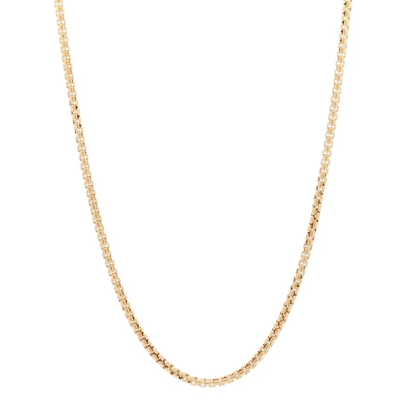 David Yurman — 18K Yellow Gold 2.7mm Box Chain 20" — Jewelry — resale