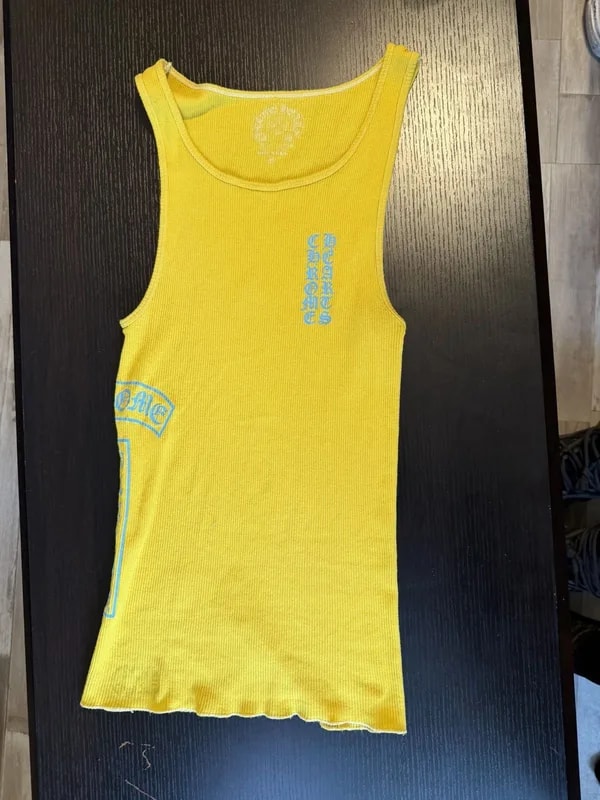 Chrome Hearts — Hearts Tank Top Script — streetwear — resale