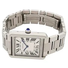 Cartier Tank Solo SM W5200013 Stainless Steel 25mm White Dial #TSW1372 2