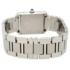 Cartier Tank Solo SM W5200013 Stainless Steel 25mm White Dial #TSW1372 3