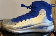 Under Armour — Under Armour Curry 4 Steph Metallic 1298306-403 ’S — Sneaker — resale