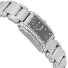 Patek Philippe Twenty4 Steel Quartz 0.45ct Diamond Black Dial 4910/10A-001 4